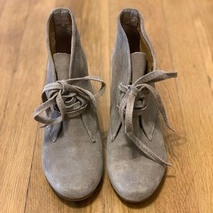 Dolce Vita Suede Wedge Booties